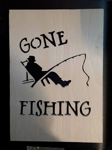 Gone Fishing Sign Printable